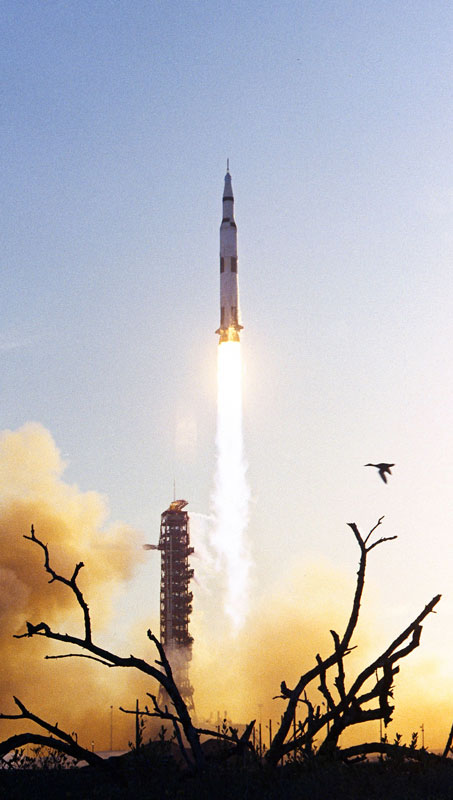 Launch of Apollo 8 rocket