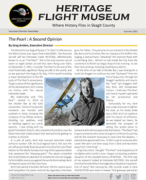 Heritage Flight Museum Summer 2023 Newsletter