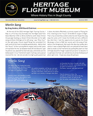 Heritage Flight Museum Summer 2025 Newsletter