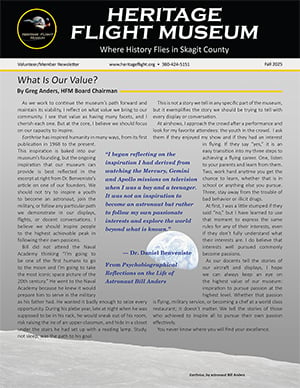Heritage Flight Museum Fall 2025 Newsletter
